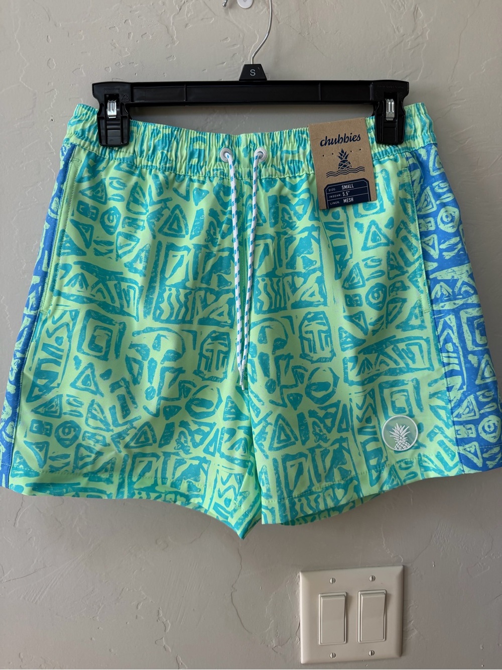 Chubbies The Shakedowns 5.5" Classic Swim Shorts Trunks with Side Panel Mens Sm